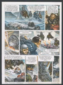 Planche couleur, La Caste des Méta-Barons, Hors-série – La Maison des ancêtres, Juan Gimenez