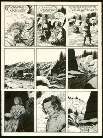 Black and white original page, Celui-là, Claude Auclair