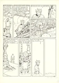 Planche noir et blanc, Adler, Black Bounty (T.5), René Sterne