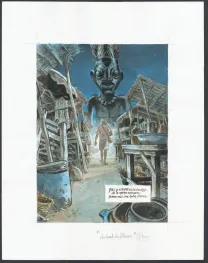 Planche couleur, Au bout du fleuve, Jean Denis Pendanx