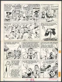 Planche noir et blanc, Les Dingodossiers , Marcel Gotlib