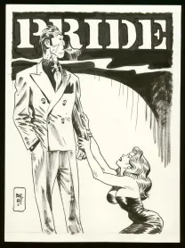 Illustration noir et blanc, Jordi Bernet