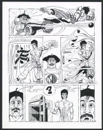 Planche noir et blanc, Rhâ-Gnagna, Tome Deux (T.2), Marcel Gotlib