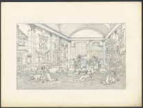 Illustration noir et blanc, Pompeï, tome 2 (T.2), Marc Henniquiau