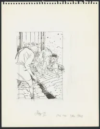 Illustration noir et blanc, François Boucq