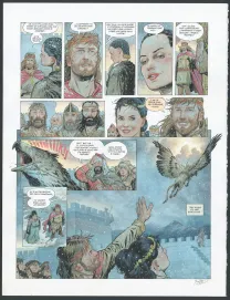 Planche couleur, Reconquêtes, La Mort d'un roi (T.4), François Miville-Deschênes