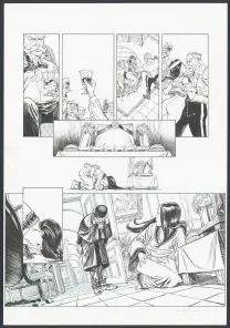 Planche noir et blanc, Shi, Le Roi démon (T.2), Josep Homs