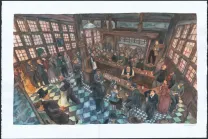Colored illustration, Pablo, Apollinaire (T.2), Clément Oubrerie