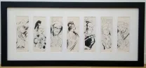 Illustration noir et blanc, Okko,  Hub