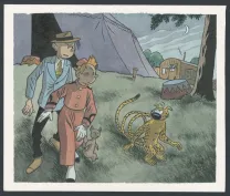Colored illustration, Une Aventure de Spirou et Fantasio, Frank Le Gall