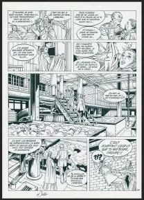 Black and white original page, Les Maîtres de l'orge, Adrien, 1917 (T.3), Francis Vallès