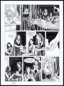 Black and white original page, Rani, Bâtarde (T.1), Francis Vallès