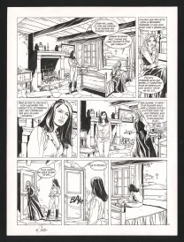 Planche noir et blanc, Rani, Bâtarde (T.1), Francis Vallès