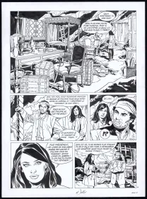 Planche noir et blanc, Rani, Brigande (T.2), Francis Vallès