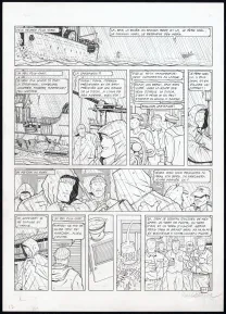Planche noir et blanc, Adler, Le Repaire du Katana (T.2), René Sterne