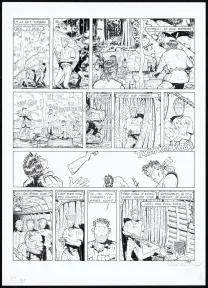 Planche noir et blanc, Adler, Dernière mission (T.4), René Sterne