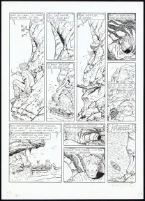 Planche noir et blanc, Adler, Black Bounty (T.5), René Sterne