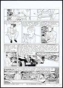 Planche noir et blanc, Adler, Le Repaire du Katana (T.2), René Sterne
