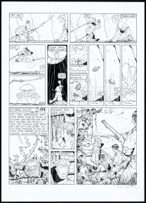 Planche noir et blanc, Adler, Dernière mission (T.4), René Sterne