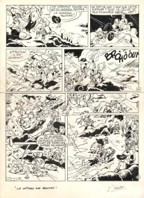 Planche noir et blanc, Les Mousquetaires, Le Vaisseau des brumes (T.2),  Mazel
