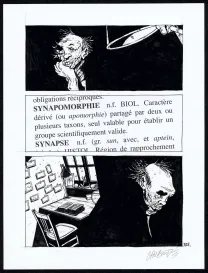 Planche noir et blanc, Tout seul, Christophe Chabouté