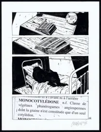 Planche noir et blanc, Tout seul, Christophe Chabouté