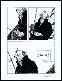 Planche noir et blanc, Tout seul, Christophe Chabouté