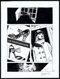 Planche noir et blanc, Tout seul, Christophe Chabouté