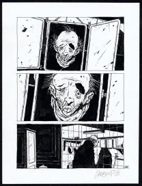 Planche noir et blanc, Tout seul, Christophe Chabouté