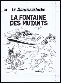Cover, Le Scrameustache, La Fontaine des mutants (T.31), Roland Gos