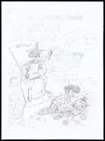 Cover project, Le Scrameustache, Le retour de Falzar (T.34),  Gos / Walt
