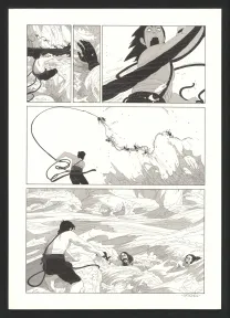 Planche noir et blanc, Les Ogres-Dieux, Le Grand Homme (T.3), Bertrand Gatignol