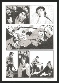 Planche noir et blanc, Les Ogres-Dieux, Petit (T.1), Bertrand Gatignol