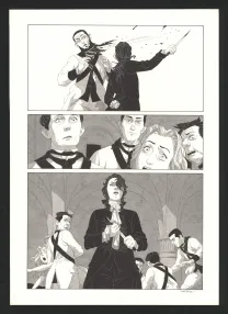 Planche noir et blanc, Les Ogres-Dieux, Le Grand Homme (T.3), Bertrand Gatignol
