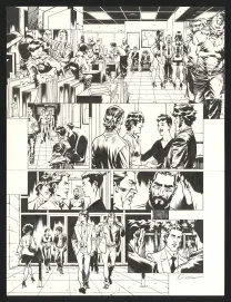 Planche noir et blanc, Jazz Maynard, Live in Barcelona (T.7),  Roger