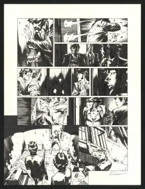Planche noir et blanc, Jazz Maynard, Live in Barcelona (T.7),  Roger