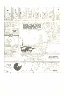 Black and white original page, Le Vent dans les Saules , Auto, Crapaud, Blaireau (T.2), Michel Plessix