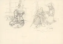 Sketch, Plume aux Vents, L'Oiseau-Tonnerre (T.2), André Juillard