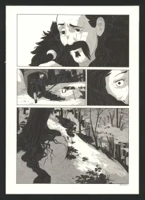 Planche noir et blanc, Les Ogres-Dieux, Le Grand Homme (T.3), Bertrand Gatignol