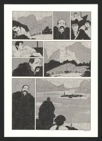 Planche noir et blanc, Les Ogres-Dieux, Le Grand Homme (T.3), Bertrand Gatignol