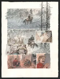 Planche couleur, Le Chemin du couchant, Marqué par le diable (T.2), Sergio Tisselli