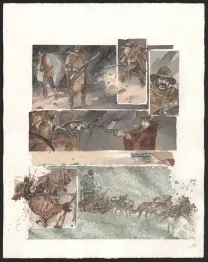 Planche couleur, Le Chemin du couchant, Marqué par le diable (T.2), Sergio Tisselli