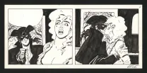 Planche noir et blanc, Dick Turpin, Lele Vianello