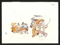 Planche couleur, Boule et Bill, Noël indien (T.2), José Luis Munuera