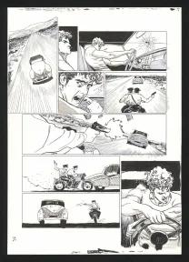 Black and white original page, J'irai cracher sur vos tombes , Rey Macutay