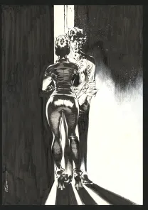Illustration noir et blanc, Jazz Maynard,  Roger