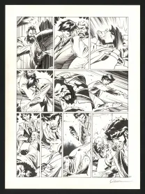 Planche noir et blanc, Jazz Maynard, Blood, Jazz and tears (T.5),  Roger