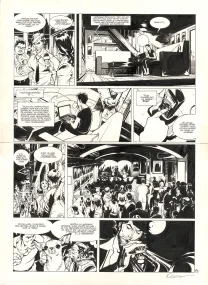Planche noir et blanc, Jazz Maynard, Envers et contre tout (T.3),  Roger