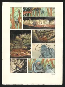Planche couleur, Orbital, Contacts (T.8), Serge Pellé