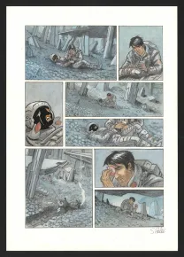 Planche couleur, Orbital, Contacts (T.8), Serge Pellé